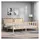 vidaXL Massivholzbett 180 x 200 cm Beige