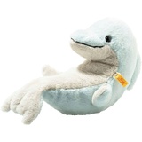 Steiff - Kuscheltier Delfin Denny (32cm) in eisblau/grau,