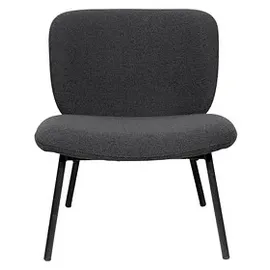 Paperflow meet powered by PAPERFLOW Sessel TWIST anthrazit schwarz Stoff, 1 St.