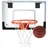 Pure2Improve Fun Hoop Classic, Indoor-Basketballkorb für Kinder, Mini Basketballkorb für Zimmer Inklusive Basketball, Ring, Türhalterung, Rückwand, Netz durchsichtig