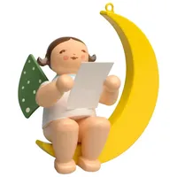 Wendt & Kühn Engel mit Notenblatt, im Mond