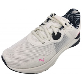 Puma Disperse Xt 3 Wns Animal Remix Road Running Shoes, Warm White-Fast Pink-Puma Black, 38 EU
