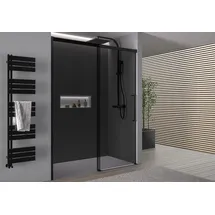 Bernstein Nischendusche mit Schiebetür rechts 170 x 195 cm 8 mm ESG Sicherheitsglas