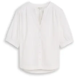 Tom Tailor Bluse mit Muster Weiß 42