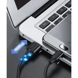 UGREEN USB-A für Micro-USB 2A, 1 m, Schwarz