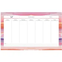 Quo Vadis - Schreibtischunterlage für immerwährende Blätter – mehrsprachig – Ikonisch – immerwährend – 16,5 x 26,5 cm – Papier Clairefontaine weiß – hergestellt in Frankreich