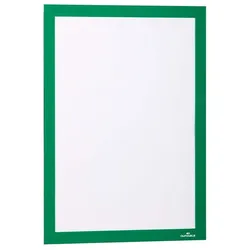Durable Info-Rahmen A4 gn 2St selbstklebend DURAFRAME®