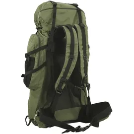 vidaXL Wanderrucksack Armeegrün 80 L Oxford-Gewebe - Grün