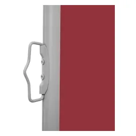 vidaXL Seitenmarkise Ausziehbar 140x600 cm Rot