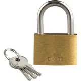 Brüder Mannesmann Werkzeuge Mannesmann Vorhängeschloss M 413-25 25mm, Schlüsselschloss