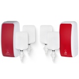 Blanc HYGIENIC KOMPLETT-SET HANDHYGIENE SENSOR: Desinfektionsspender SENSOR + 2 Kartuschen & Schaumseifenspender SENSOR + 2 Kartuschen