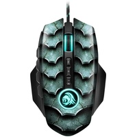 Sharkoon Drakonia II Gaming Maus grün/schwarz