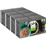 Sheba Schale Nassfutter für Katzen Nature's Collection in Sauce Feine Vielfalt MSC-zertifiziert 4 x 8 x 85g Multipack