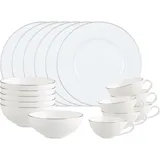 Villeroy & Boch Anmut Platinum No. 1 Frühstücks-Set 18-teilig - DS