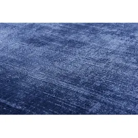 Tom Tailor Shine uni Kurzflorteppich 140 x 200 cm navy