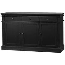 VCM Amaretta Sideboard 142 x 86 x 45 cm Schwarz