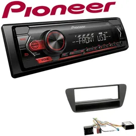 Pioneer 1-DIN Autoradio USB AUX Android Einbauset für Audi Q3 ab 2011 Canbus