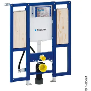 Geberit Duofix Element für Wand-WC, 112cm, mit Sigma UP-Spülkasten 12cm barrierefrei, für Stütz- und Haltegriffe (111.375.00.5)