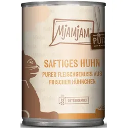 Katzen - Nassfutter MJAMJAM Cat Adult Huhn pur, 400 g