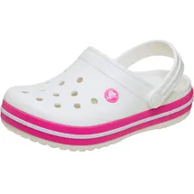 Crocs Toddler Crocband Clog White / Pink Crush 20/21