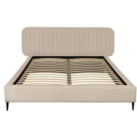 Fun Möbel Polsterbett Doppelbett Miami 140x200cm Komplettset In Stoff Now Or Never Beige