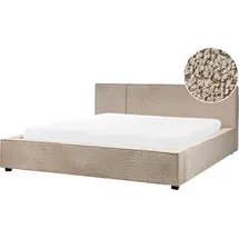 Beliani Mirande 180 x 200 cm Taupe