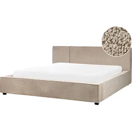 Beliani Mirande 180 x 200 cm Taupe