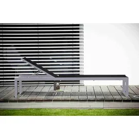 JAN KURTZ Quadrato 207 x 72,5 x 37 cm silber/schwarz
