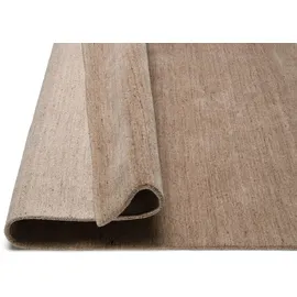 OCI DIE TEPPICHMARKE Wollteppich OCI DIE TEPPICHMARKE "SAMBIA", beige (holz), B:200cm H:16mm L:300cm, Schurwolle, Teppiche, reine Wolle, Handloom, hochwertig verarbeitet, natürlich warm