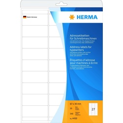 HERMA Adressetiketten 67,0 x 30,0 mm