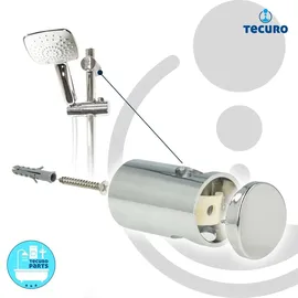 tecuro ew-120Q Brauseset mit 2 Funktionen Chrom 160 cm