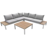 Garden Pleasure Valentina Lounge-Set braun/grau