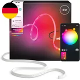 Philips Hue Flux Outdoor 5-Meter Mehrfarbiger Led-Lightstrip, 3000 Lm LED Streif