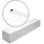 NMC Eckleisten NMC F-box-10 Weiß 10 St. 200 x 2 x 2 cm