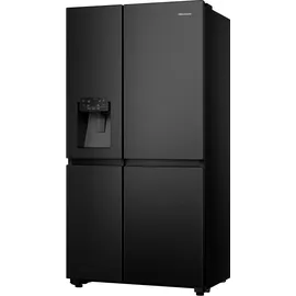 Hisense RS818N4TFE Side-by-Side (632 l, 1790 mm hoch, Schwarz)