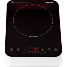 Medion MD18490 Induktionskochplatte schwarz / weiß