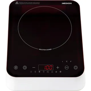 Medion MD18490 Induktionskochplatte schwarz / weiß