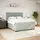 vidaXL Boxspringbett 180 x 200 cm Hellgrau