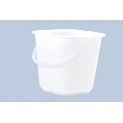 Hünersdorff Industrie-Eimer 14 L, eckig naturfarben, HDPE