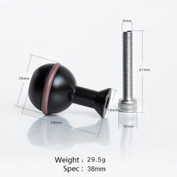 Divevolk - Kugeladapter M6 - M6 ball head