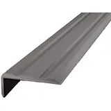 küberit Winkelprofil Aluminium 24,5 x 20 mm selbstklebend - edelstahl - Länge 90 cm