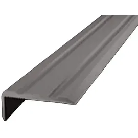 küberit Winkelprofil Aluminium 24,5 x 20 mm selbstklebend - edelstahl - Länge 90 cm