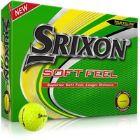 Srixon Soft Feel – 12 Golfbälle – Distanz und Geringe Kompression Golfbälle für Männer - Golf Geschenke und Golf Equipment