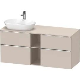 Duravit D-Neo Konsolenwaschtischunterbau wandhängend Taupe Matt 1400x550x664 mm - DE4970L10910000 DE4970L10910000