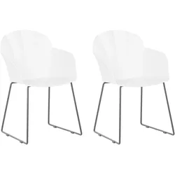 Esszimmerstuhl 2er Set SYLVA Weiß