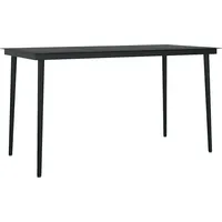 vidaXL 5-teiliges Garten-Esszimmerset Braunes Polyrattanglas