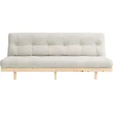 Karup Schlafsofa Lean Baumwolle 2-Sitzer Beige