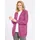 Sieh an! Long-Strickjacke mehrfarbig 46