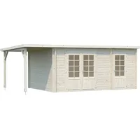 Palmako Gartenhaus Ella 6,14 x 3,40 m Beige