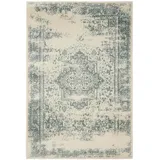 benuta Vintage-Teppich, Creme, Mintgrün, Kunststoff, Vintage, Rechteckig, 300x400 cm, Oeko-Tex® Standard 100, für Fußbodenheizung geeignet, in verschiedenen Größen erhältlich, pflegeleicht, Teppiche & Böden, Teppiche, Vintage-Teppiche